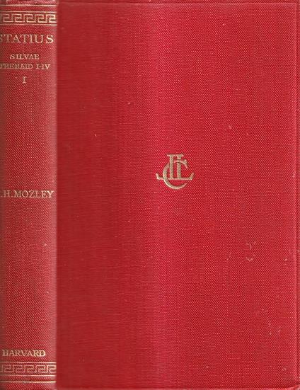 Statius - Vol. I: Silvae - Thebaid I-IV - copertina