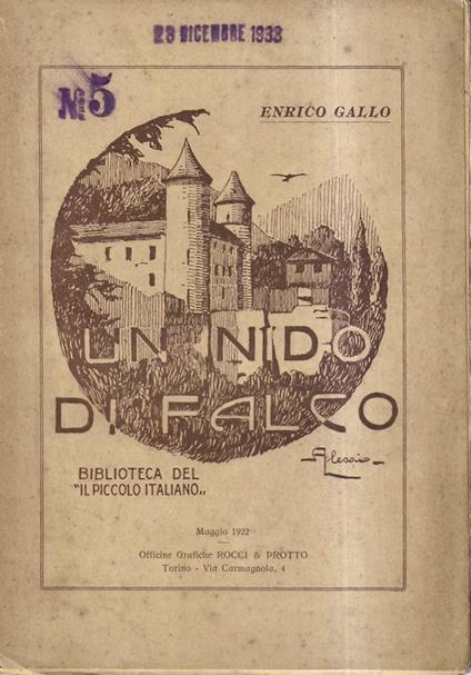 Un nido di falco - Enrico Gallo - copertina