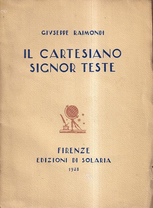 Il cartesiano signor Teste - Giuseppe Raimondi - copertina
