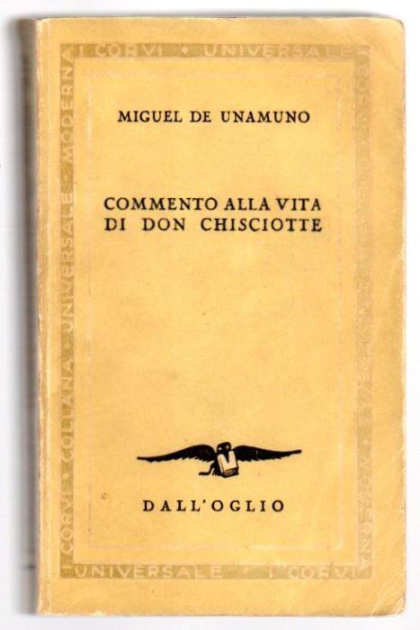 Commento alla vita di Don Chisciotte - Miguel de Unamuno - copertina