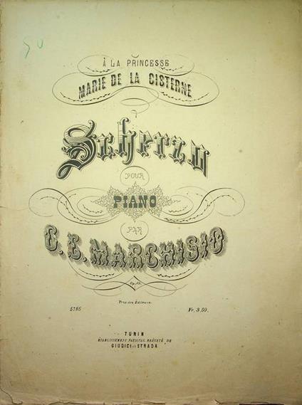 Scherzen pour Piano - copertina