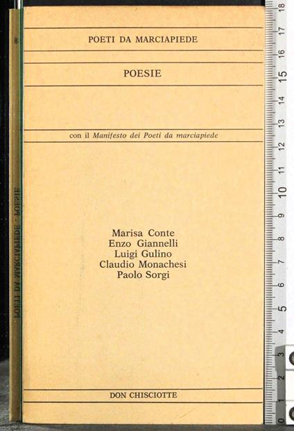 Poesie con il Manifesto dei Poeti da marciapiedi - copertina