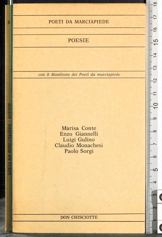 Poesie con il Manifesto dei Poeti da marciapiedi - copertina