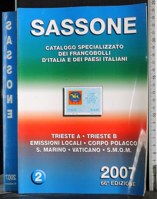 Sassone 2007 Specializzato Repubblica e Trieste - copertina