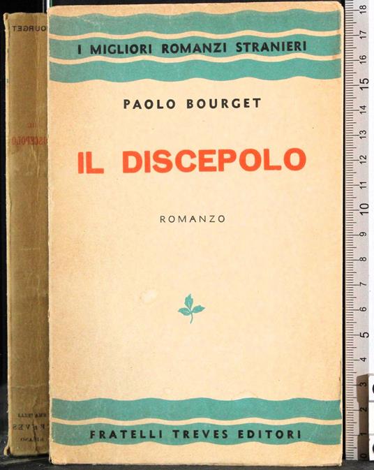Il discepolo - Paul Bourget - copertina