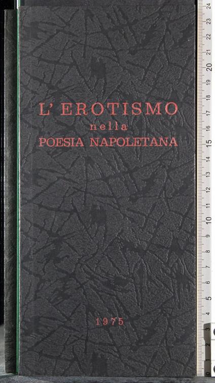 L' erotismo nella poesia napoletana - copertina