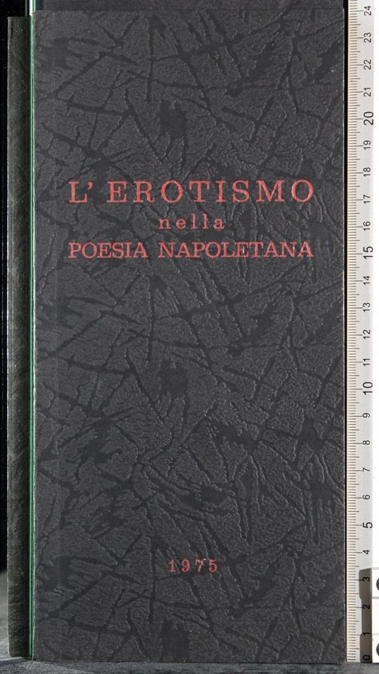 L' erotismo nella poesia napoletana - copertina
