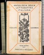 Antologia della letteratura Italiana Vol 2 Tomo 1