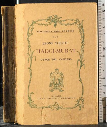 Hadgi-Murat - Lev Tolstoj - copertina