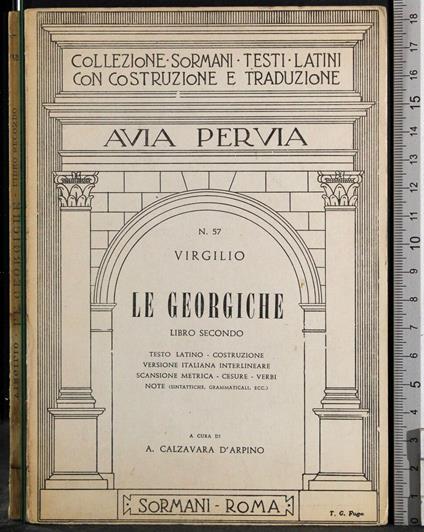Le georgiche. Libro 2 - Publio Virgilio Marone - copertina