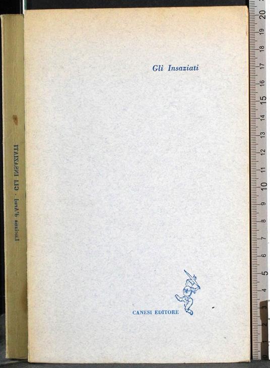 Gli insaziati - copertina