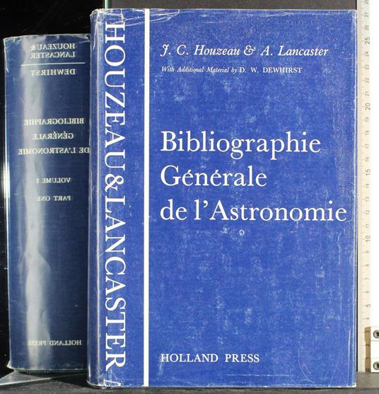 Bibliographie Generale l'Astronomie.Vol 1 Part 1 - copertina