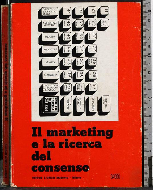 Il marketing e la ricerca del consenso - copertina