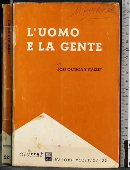 L' uomo e la gente - copertina