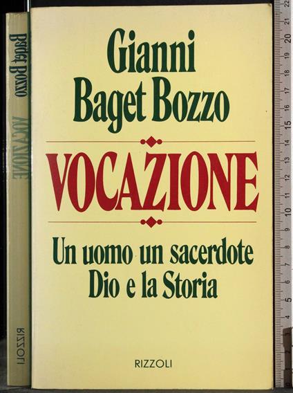 Vocazione - Gianni Baget Bozzo - copertina
