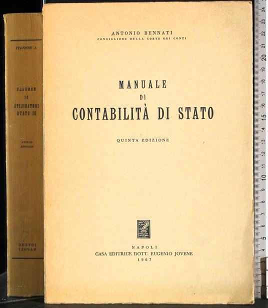 Manuale di Contabilità di Stato - Antonio Bennati - copertina