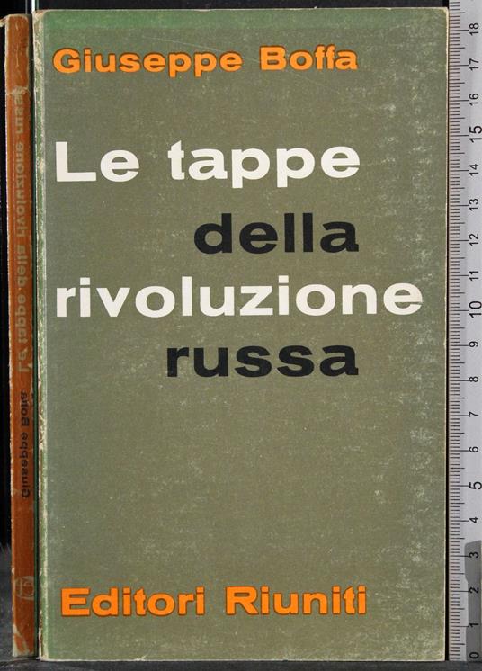 Le tappe della rivoluzione russa - Giuseppe Boffa - copertina