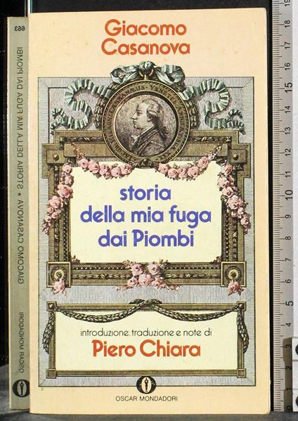 Storia della mia fuga dai Piombi - Giacomo Casanova - copertina