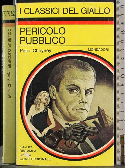 Pericolo pubblico - Peter Cheyney - copertina