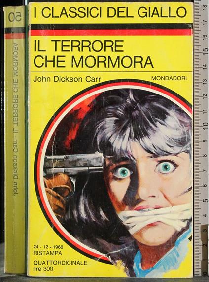 Il terrore che mormora - John Dickson Carr - copertina