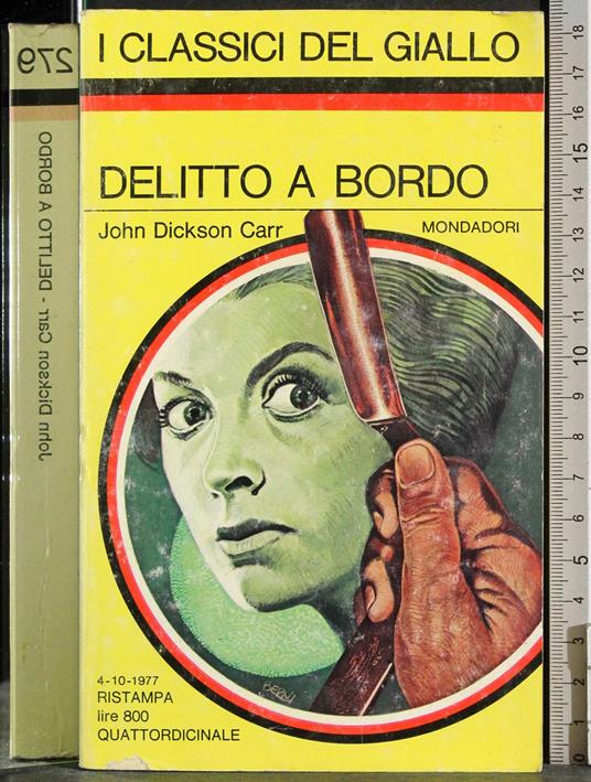 Delitto a bordo - John Dickson Carr - copertina