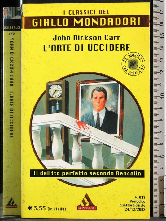L' arte di uccidere - John Dickson Carr - copertina