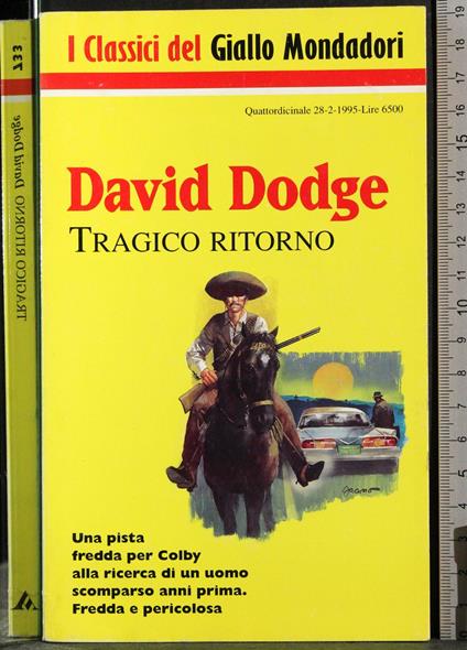 Tragico ritorno - David Dodge - copertina