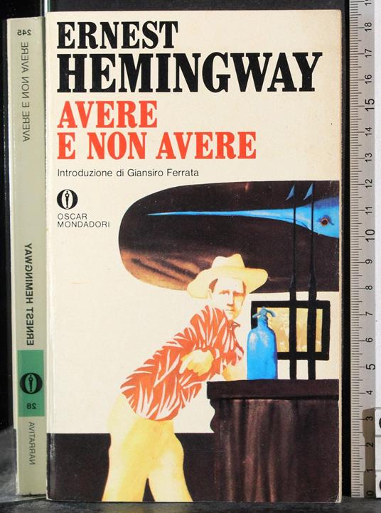 Avere e non avere - Ernest Hemingway - copertina