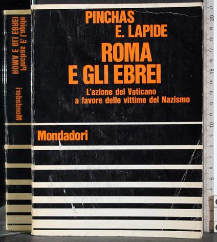 Roma e gli Ebrei - Pinchas Lapide - copertina