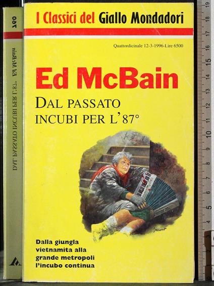 Dal passato incubi per l'87° - Ed McBain - copertina