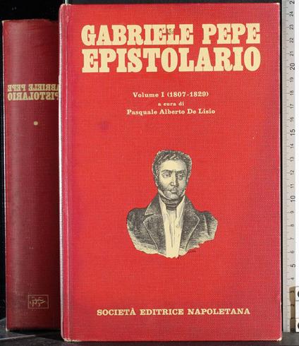 Epistolario. Vol 1 - Gabriele Pepe - copertina