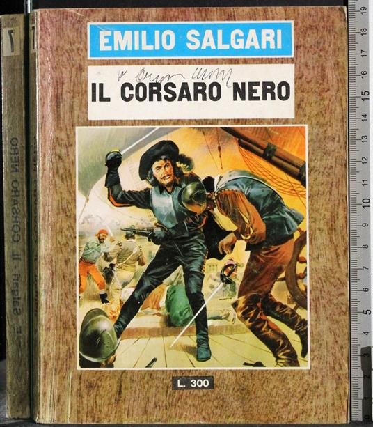 Il corsaro nero - Emilio Salgari - copertina