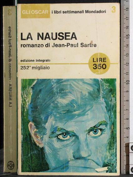 La nausea - Jean-Paul Sartre - copertina