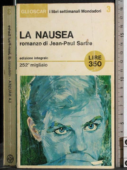 La nausea - Jean-Paul Sartre - copertina