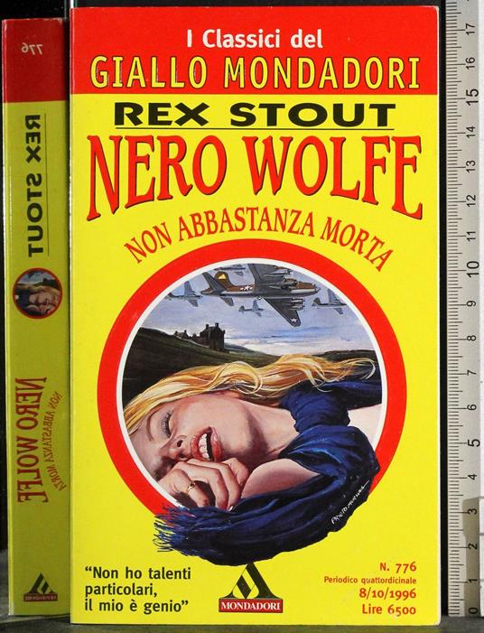 Nero Wolfe. Non abbastanza morta - Rex Stout - copertina
