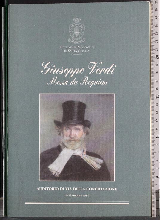 Messa da Requiem - Giuseppe Verdi - copertina