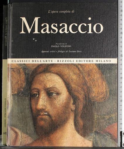 Masaccio - Paolo Volponi - copertina