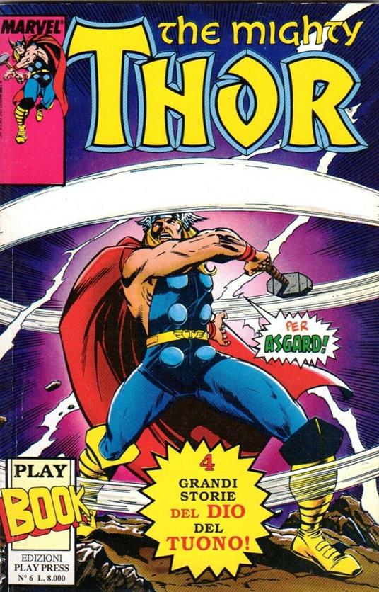 The Mighty Thor Play Book N.6 - copertina