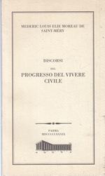 Discorsi Progresso Del Vivere Civile- Moreau De Saint-Mery- Parma- B- Zfs645