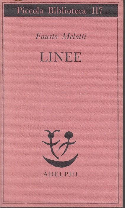 Linee - Fausto Melotti - copertina