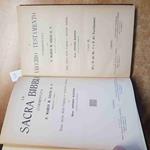SACRA BIBBIA VECCHIO TESTAMENTO III e IV dei re Paralipomeni 1 e 2 SALES 1939