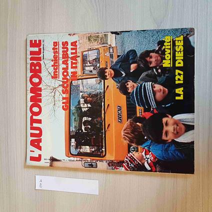 L' AUTOMOBILE - 186 - 1981 - GLI SCUOLABUS IN ITALIA - motori, f1 - copertina