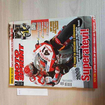 MOTO SPRINT - 2009 - 8 - SUPERATEVI! - motori, corse, moto gp - copertina