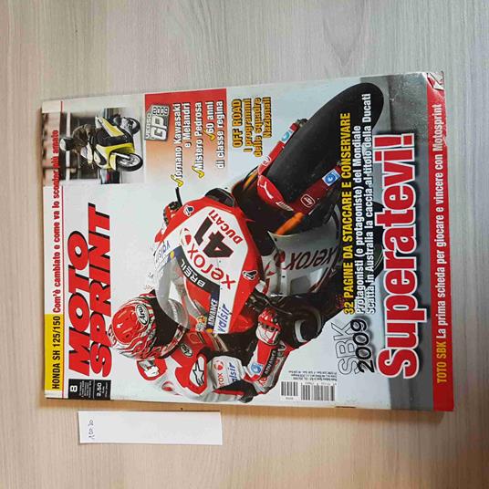 MOTO SPRINT - 2009 - 8 - SUPERATEVI! - motori, corse, moto gp - copertina