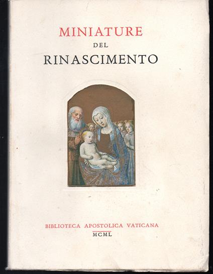 Miniature del Rinascimento Catalogo della mostra - copertina