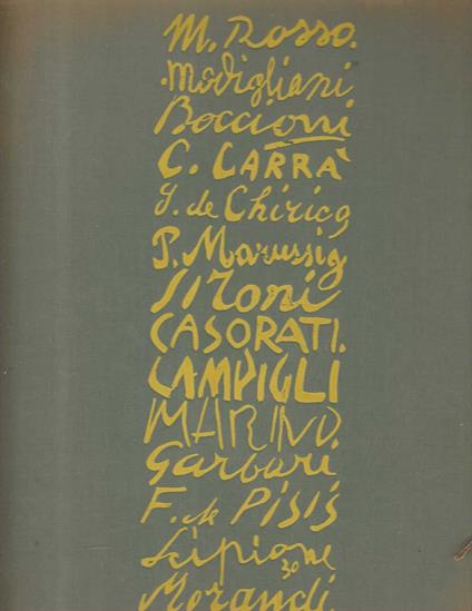 Il disegno italiano contemporaneo - Raffaele Carrieri - copertina