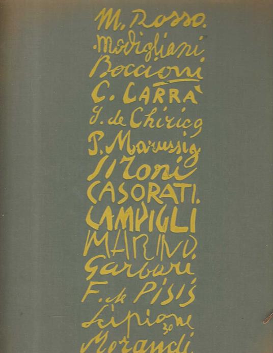 Il disegno italiano contemporaneo - Raffaele Carrieri - copertina