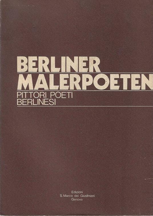 Berliner Malerpoeten - Pittori poeti berlinesi - copertina