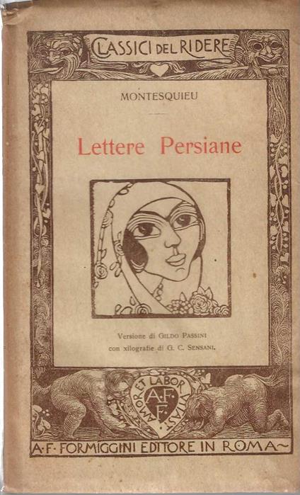 Lettere Persiane - Charles L. de Montesquieu - copertina
