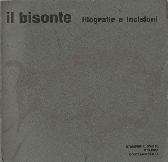Il bisonte litografie e incisioni - copertina